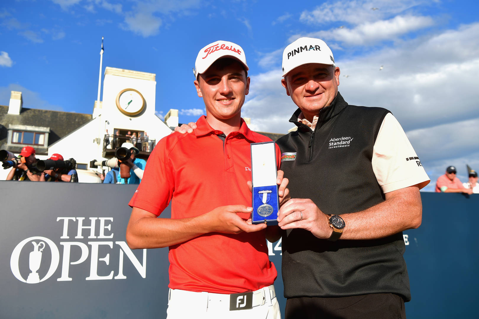 2018 Silver Medal Sam Locke Paul Lawrie